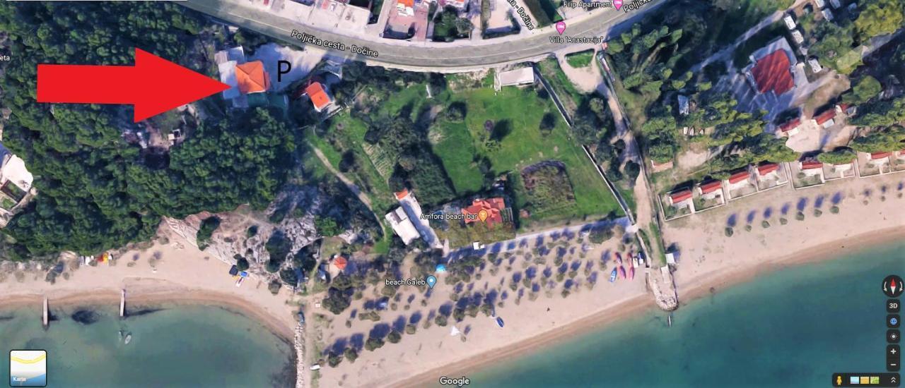Beach Apartments "Bili Cvitak" Duće Kültér fotó